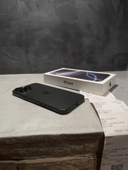 Iphone 16 Pro Max Black + гаранция