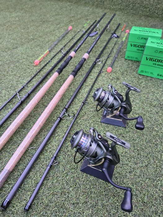 Set 2 Lansete PROFL X POWER FEEDER 3.90m 180g NEW 2026 + Set 2 Mulinete PRO FL Vigorous 6000 5+1 Rulmenti NEW 2026

Tel 0722376623

Produs