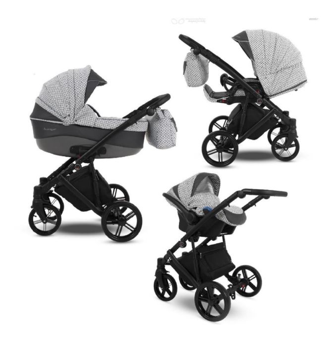 Carut camarelo 3 in 1 . Carucior