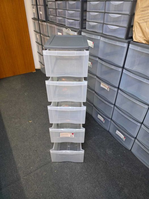 Organizator Polipropilenă 38 cm x 30 cm x 105.5 cm (5 sertare)