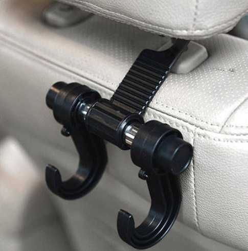 Закачалка за кола с 2 куки за подглавник