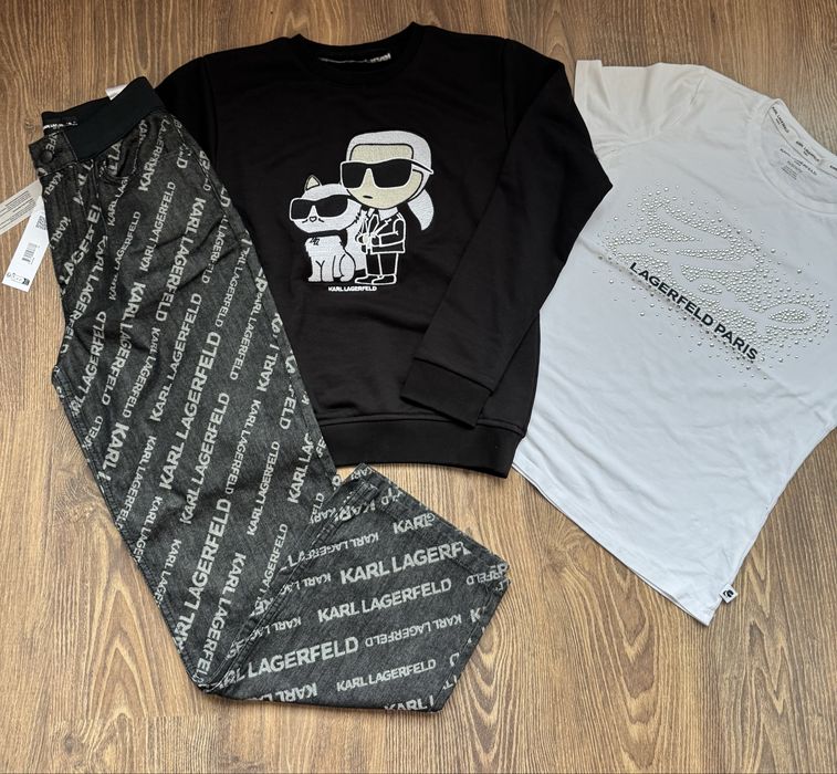 Karl Lagerfeld дънки блуза Pinko Guess Calvin Nike