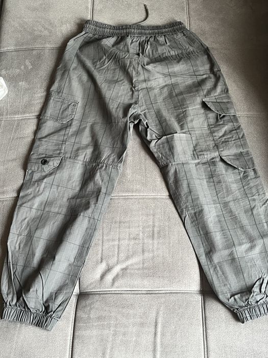 Серые карго штаны BULUO