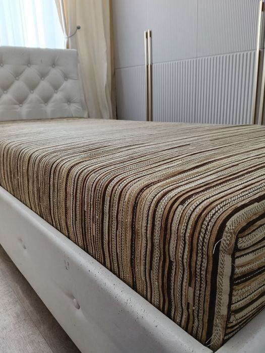 Кровать эко кожа