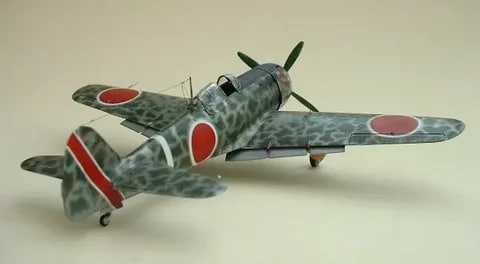 Сборная модель самолета Ki-84 Hayate (Hasegawa, 1/48)