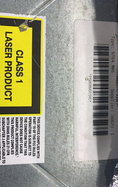 Radio cd P68089011AC Jeep Grand Cherokee WK2 (2010 - 2014)