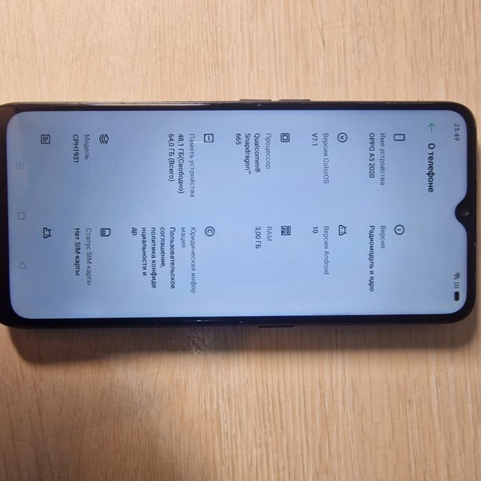 Продам смартфон OPPO A5.