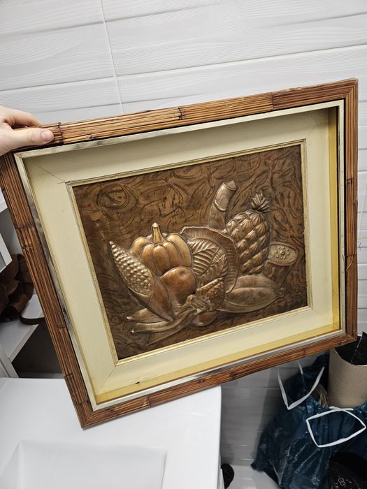 Tablou metalic , basorelief