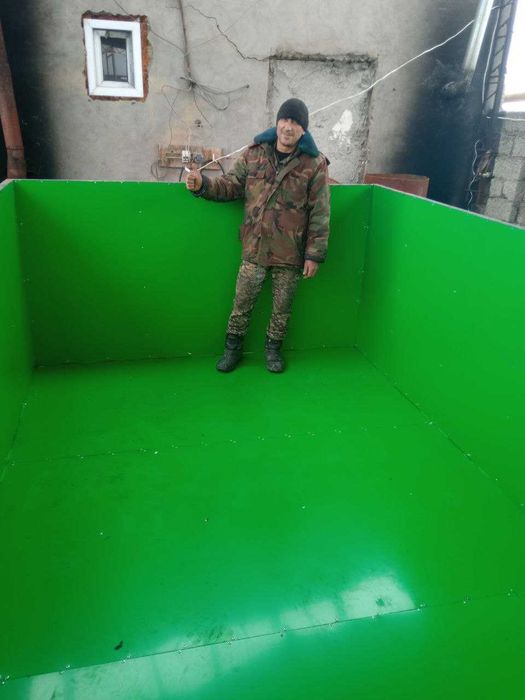 Плавательные бассейны,  аквариумы и емкости из алюкобонда