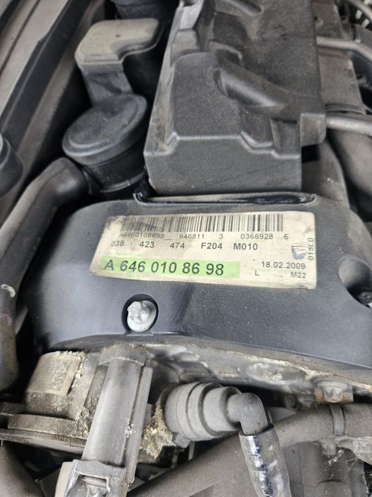 Двигател за Mercedes C220dizel 170ks 646kod