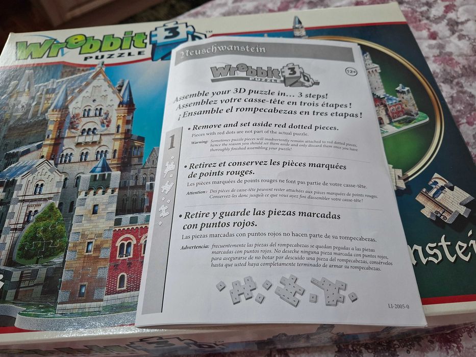 Puzzle 3D Neuschwanstein castle- Wrebbit