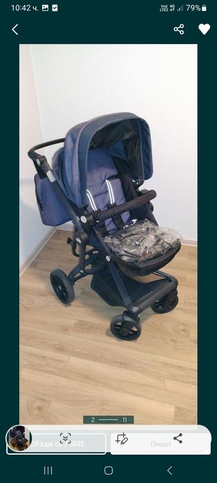 Децка количка ползвана в добро състояние с 3 коша само лично предаване