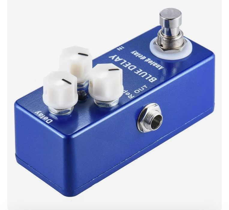 Blue Delay Guitar Electric