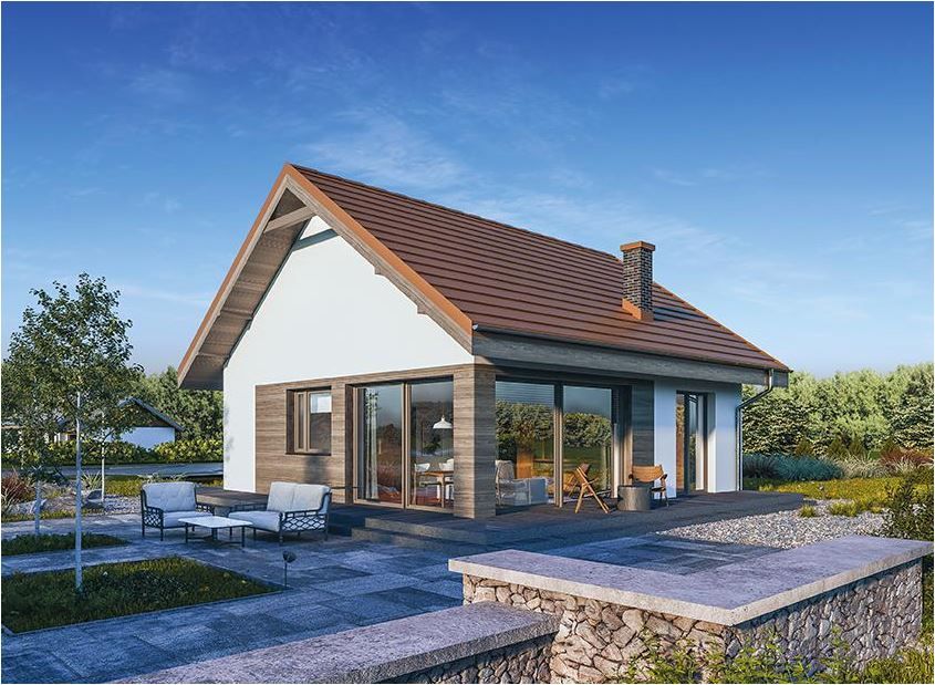 Kit casă lemn 82 mp