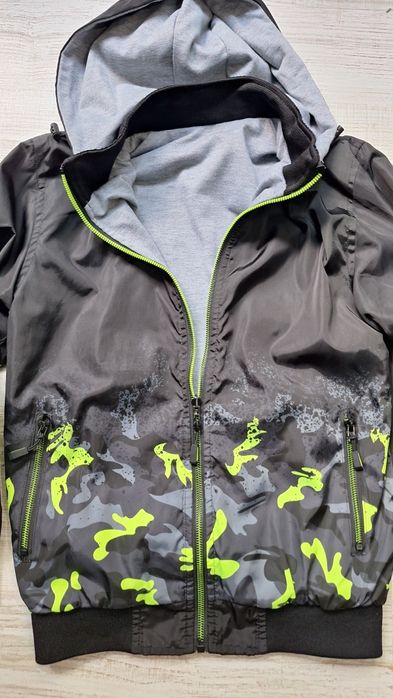 Детско яке с две лица пролет/ есен  140/ 146