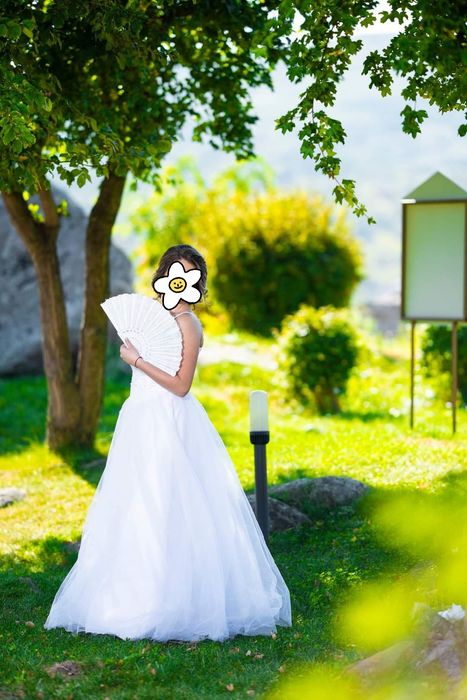 Булчинска рокля с корсет