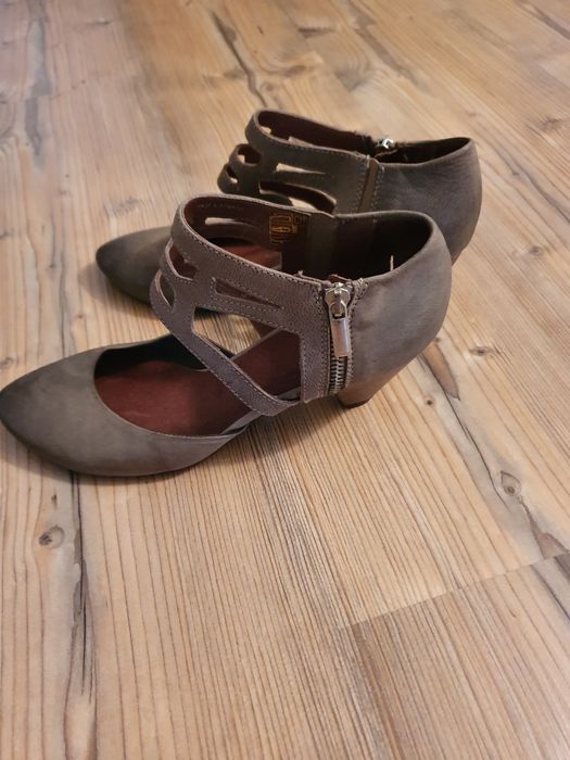 Pantofi piele naturala,fermoar intr-o parte,mar.40