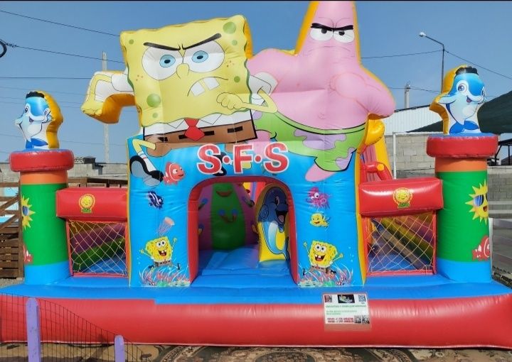 Надувной батут..