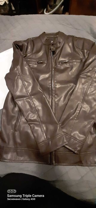 Ново мъжко кожено яке