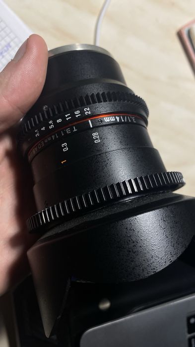 Samyang 14mm t3.1 e-mount sony (как новый объектив)