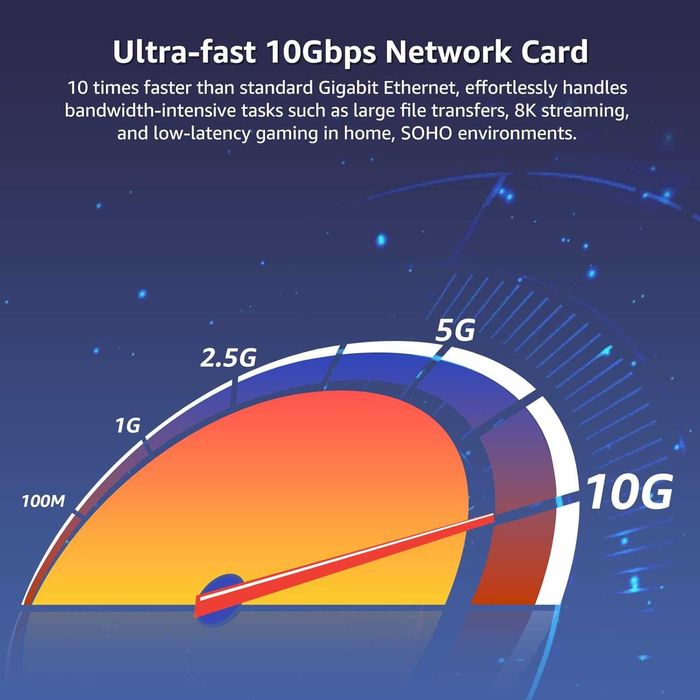 Placă rețea PCIe SFP 10Gb controler Vimin X520-2S,adaptor Ethernet