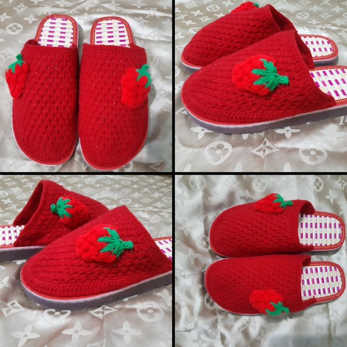 Вязаные тапочки))