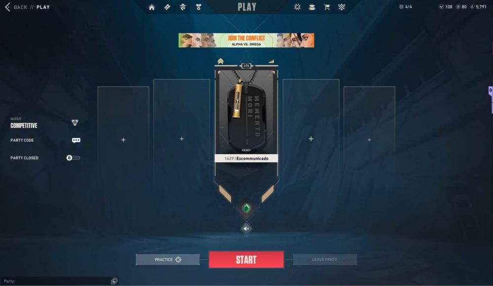 Продам аккаунт Valorant