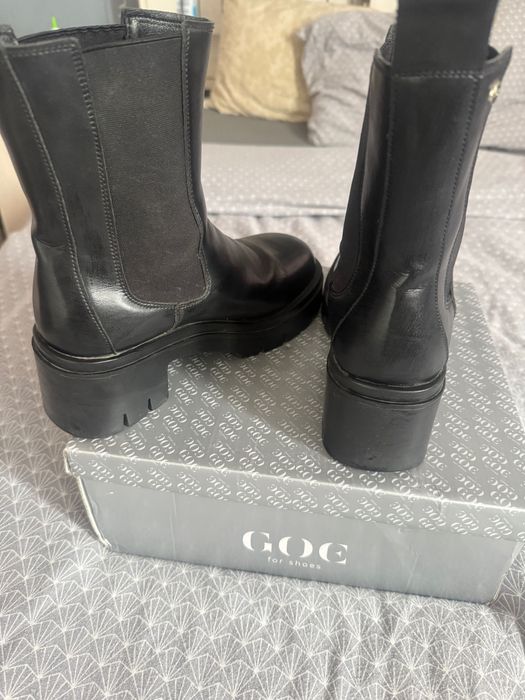 Боти естествена кожа Goe