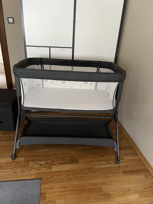 Бебешка кошара Next to me 3 в 1 Lionelo Leonie Plus люлееща се