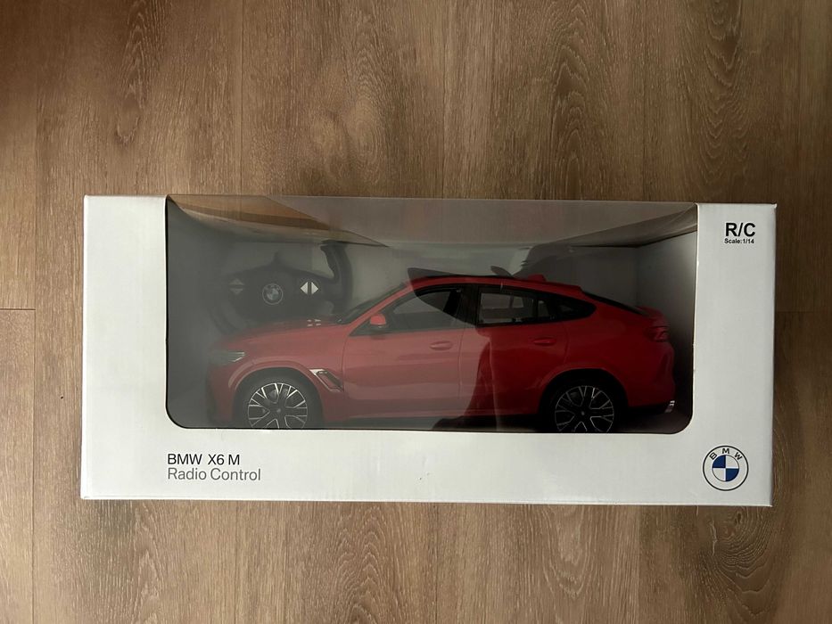 Кола с радиоуправление BMW X6 M 1:14 - червена