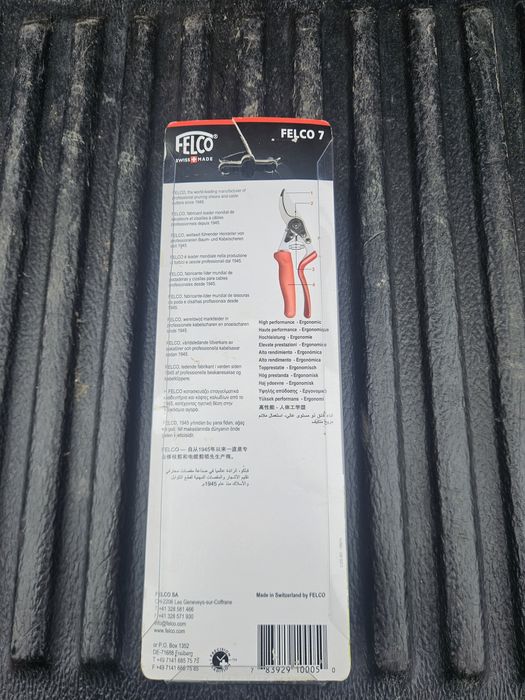 Felco7 Foarfeca profesionala gradina,pomi,vie  cu mâner rotativ made i