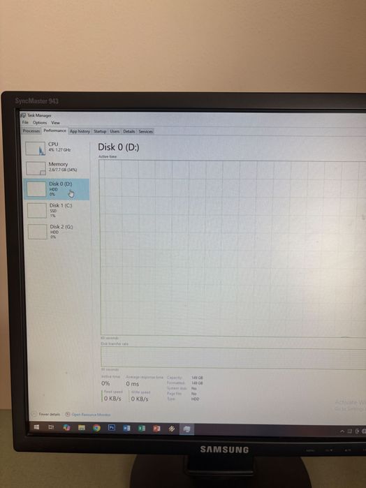 Desktop Office SSD + 1.1 TB HDD – 8GB RAM – Sursă Nouă