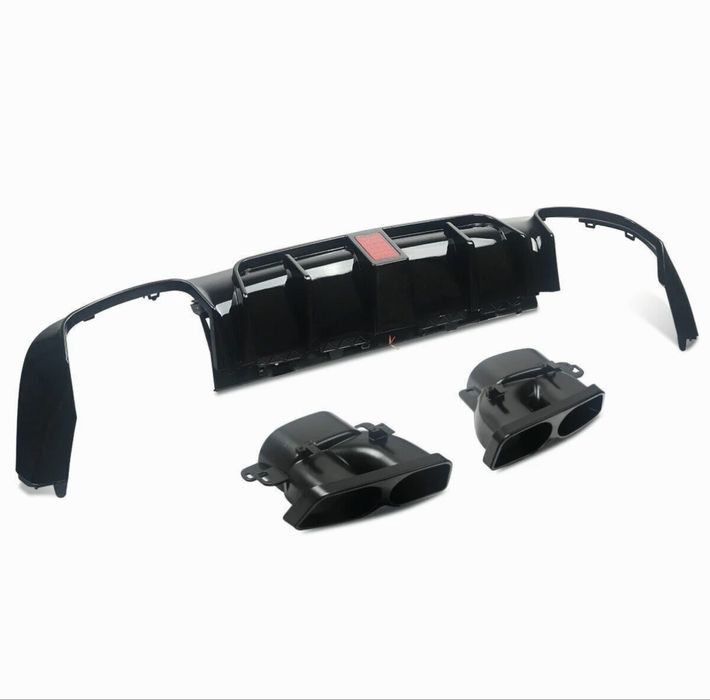 Дифузьор с накрайници Mercedes E-Class W213 2016 - 2019 AMG-Line