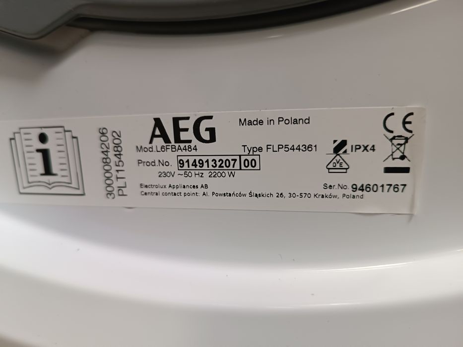 Пералня AEG 6000 SERIES 1-8 кг