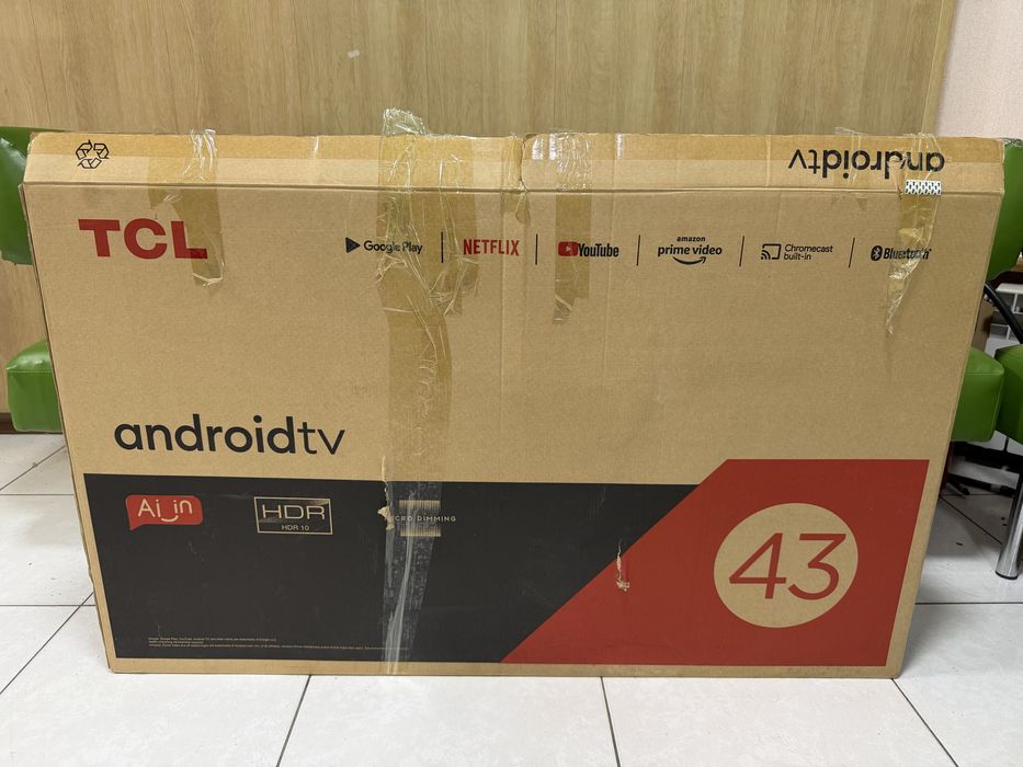 Телевизор TCL 43д -110 см ( гШымкент Республики 40/34) Лот: 930/825