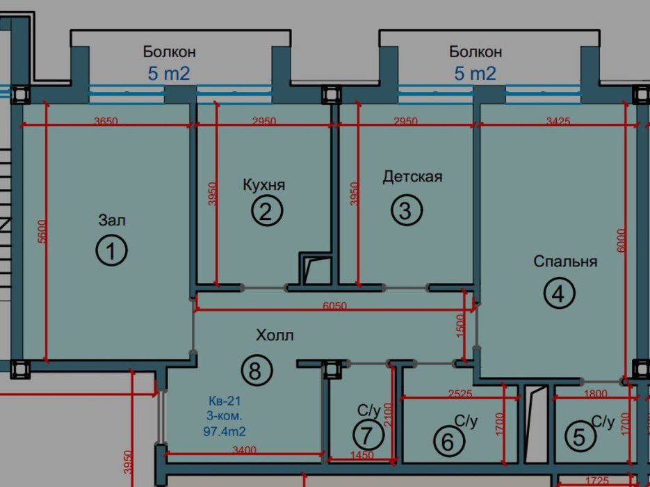 Новостройка коробка ЖК Метропол вид на телевышку ID: #3012
