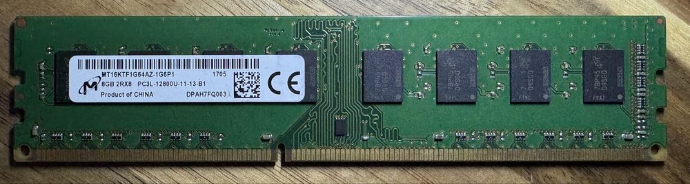 Memorii RAM Desktop 8GB DDR3 / DDR3L 1600MHz + 1333MHz