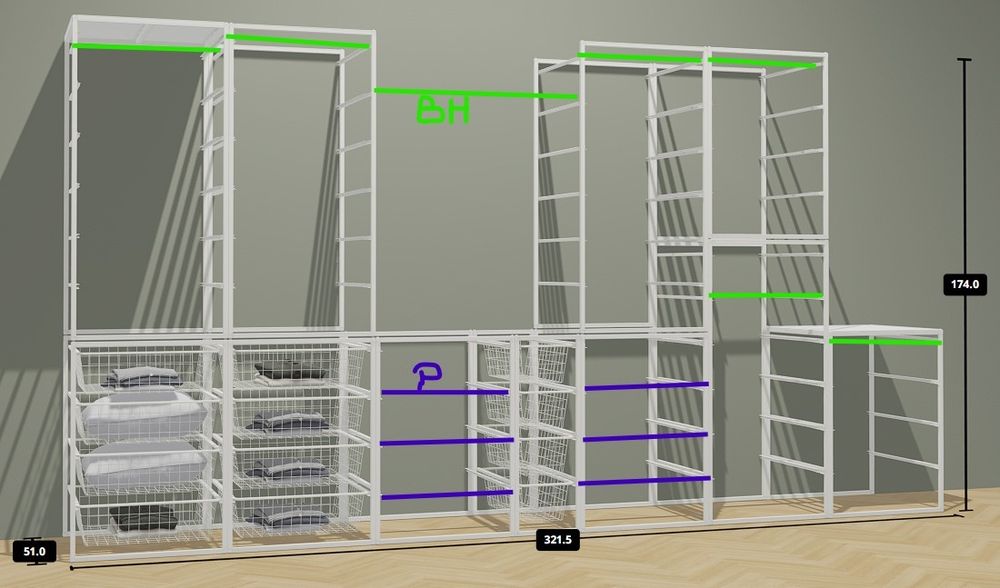 vand sistem  dressing ikea