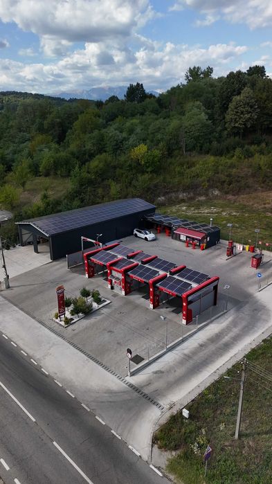 Spălătorie auto self service 4 boxe +Fast Food, terasa & teren 1040mp