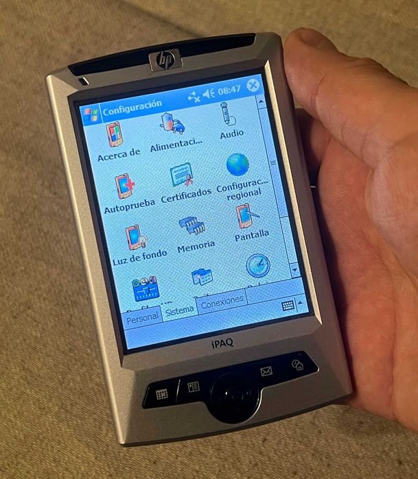 HP iPAQ rz1710 Pocket PC functional cu stylus fara incarcator