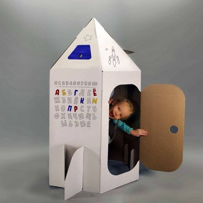 Ракета - раскраска