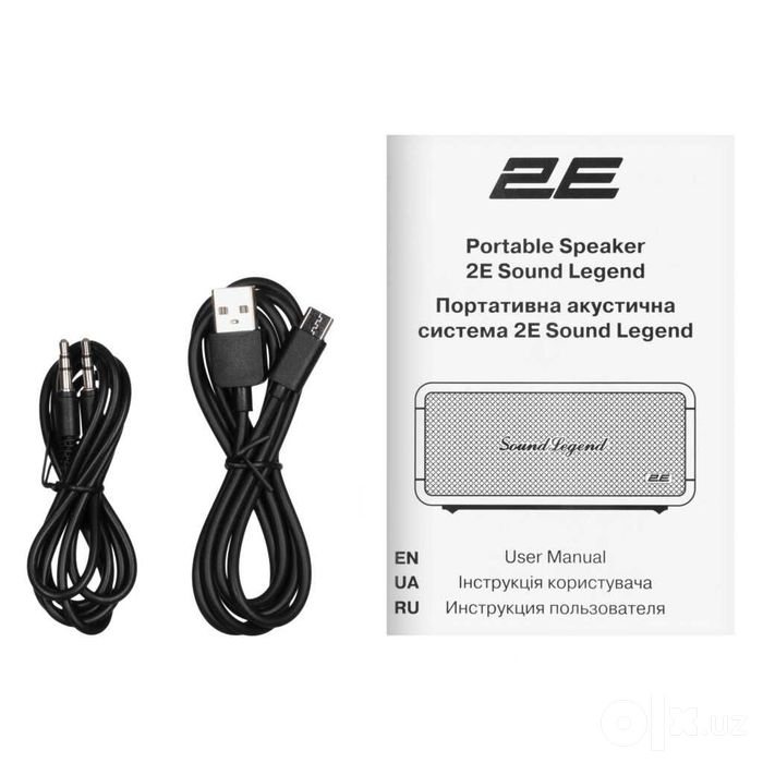 Колонка 2E SoundLegend 80 Вт, BT 5.3, IPX6, RGB,