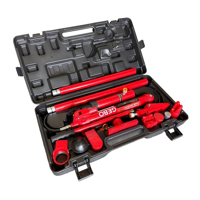 Presa hidraulica pentru indreptat caroserii auto 10 tone 15 piese gebo
