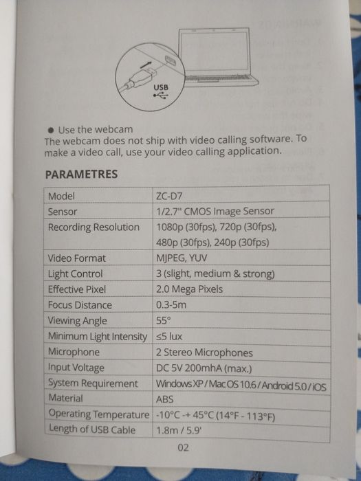 Web camera FHD  VORSCH