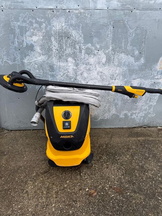 Șlefuitor pereți Girafa Mirka leros 950 si aspirator  de 1230 l pc