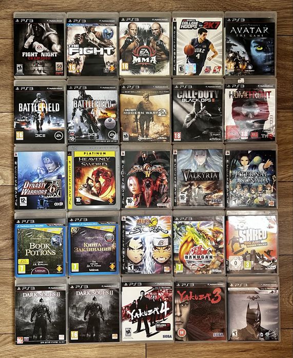 Лицензионные диски PS3