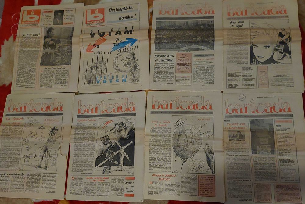 Ziare Vechi Catavencu,Oblio,Baricada,Zig Zag,Contrapunct..1990