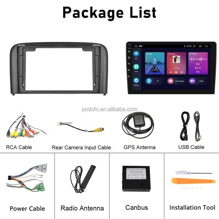 Мултимедия с Android за Volvo S80 навигация плеър Волво S80 двоен дин