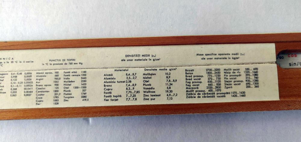 Rigla de calcul - Tehnolemn - 30cm
