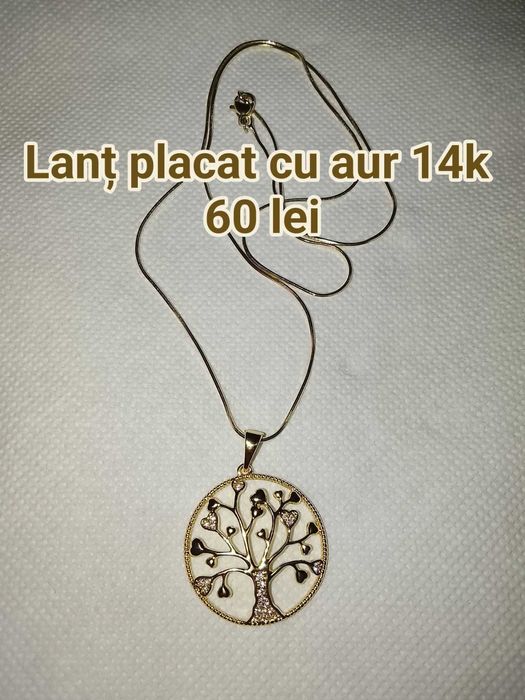 Bijuterii placate cu aur 14k